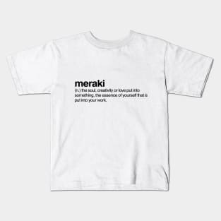 Meraki Kids T-Shirt